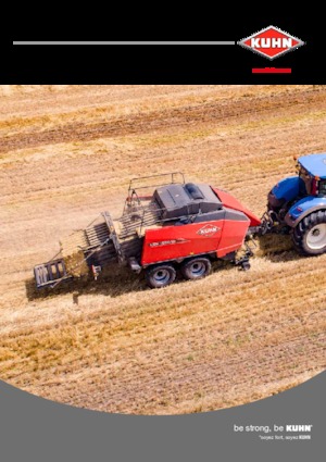 Prese de balotat pătrate + Prese de boltat de densitate mare Kuhn LSB 1290 iD
