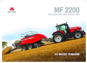Prese de balotat pătrate + Prese de boltat de densitate mare Massey Ferguson MF 2290TP