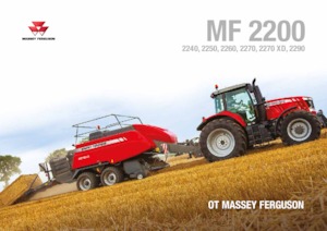 Prese de balotat pătrate + Prese de boltat de densitate mare Massey Ferguson MF 2290TP