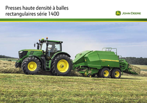 Prese de balotat pătrate + Prese de boltat de densitate mare John Deere 1434 C