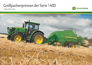 Prese de balotat pătrate + Prese de boltat de densitate mare John Deere 1434 C