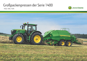 Prese de balotat pătrate + Prese de boltat de densitate mare John Deere 1424 C