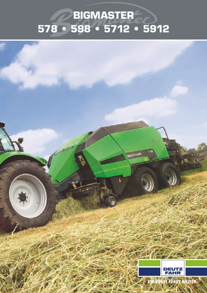 Prese de balotat pătrate + Prese de boltat de densitate mare DEUTZ-FAHR BigMaster 5912