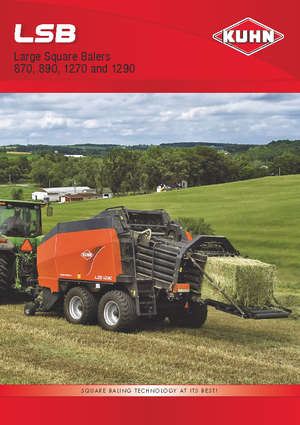 Prese de balotat pătrate + Prese de boltat de densitate mare Kuhn LSB 1270