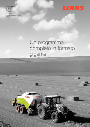 Prese de balotat pătrate + Prese de boltat de densitate mare Claas Quadrant 3300 RF