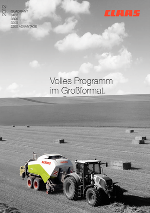 Prese de balotat pătrate + Prese de boltat de densitate mare Claas Quadrant 3300 RF