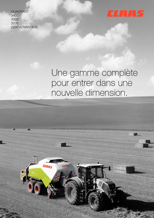 Prese de balotat pătrate + Prese de boltat de densitate mare Claas Quadrant 3300 RF