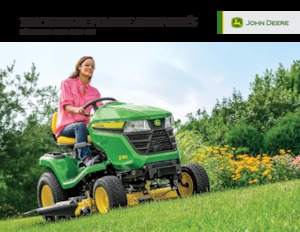 Mașini de tuns iarba Ride on și Tractoare de grădină John Deere X350