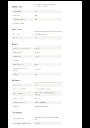 Mașini de tuns iarba Ride on și Tractoare de grădină Husqvarna TS 242XD