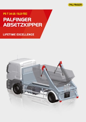 Automacarale cu sisteme de ridicare/încărcare pe platformă Palfinger PST 18 TEC