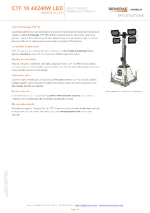 Faruri Generac Mobile CTF-10