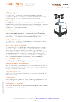 Faruri Generac Mobile Cube Hybrid
