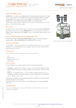 Faruri Generac Mobile Cube Pro