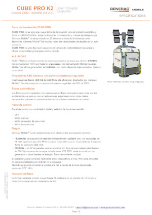 Faruri Generac Mobile Cube Pro