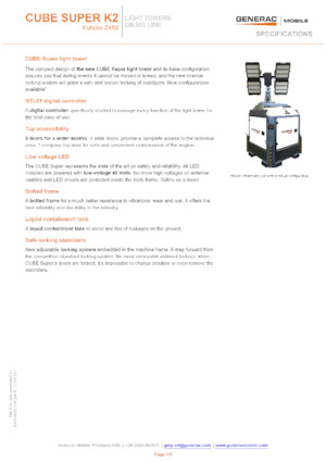 Faruri Generac Mobile Cube Super K2