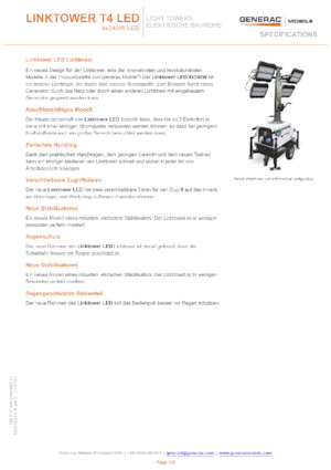 Faruri Generac Mobile Linktower T4 LED