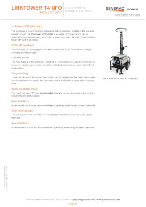 Faruri Generac Mobile Linktower T4 UFO