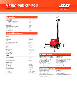 Faruri JLG Metro-POD