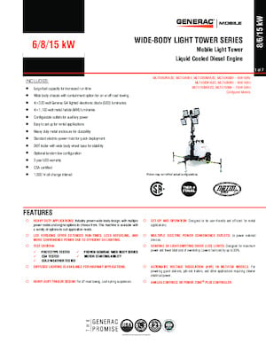 Faruri Generac Mobile MLT4080 KV LED