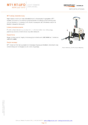 Faruri Generac Mobile MT 1 LED