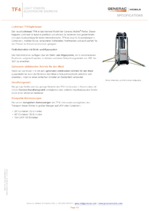 Faruri Generac Mobile TF 4