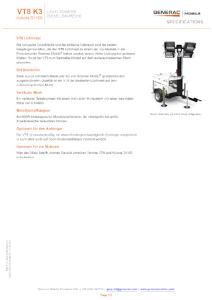Faruri Generac Mobile VT 8 K3