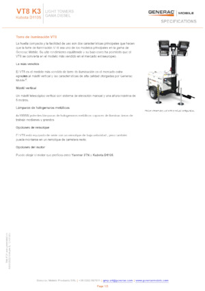 Faruri Generac Mobile VT 8 K3