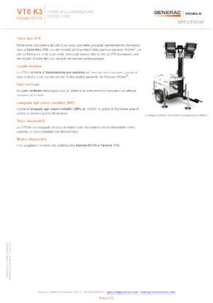 Faruri Generac Mobile VT 8 K3