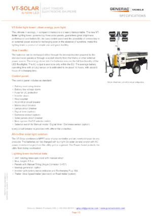 Faruri Generac Mobile VT-Solar