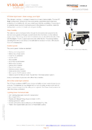 Faruri Generac Mobile VT-Solar