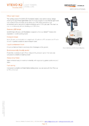 Faruri Generac Mobile VTevo K2