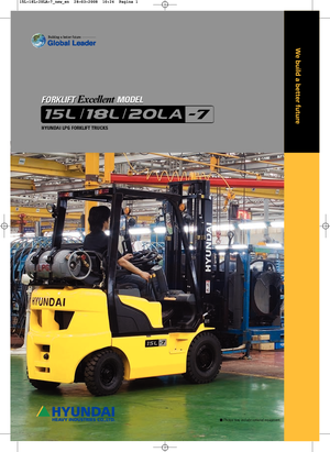 Stivuitoare frontale LPG Hyundai 20 LA 7