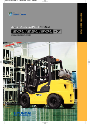 Stivuitoare frontale LPG Hyundai 25 L 7