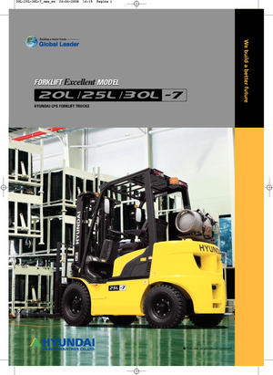 Stivuitoare frontale LPG Hyundai 25 L 7