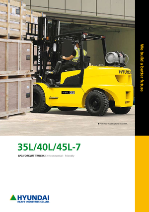 Stivuitoare frontale LPG Hyundai 35 L 7