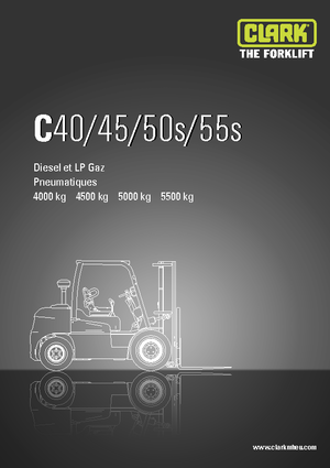 Stivuitoare frontale LPG Clark C50 s L