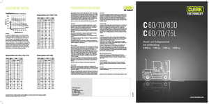 Stivuitoare frontale LPG Clark C60 L