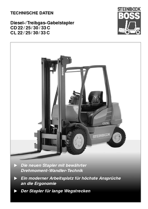 Stivuitoare frontale LPG Steinbock CL 33 C