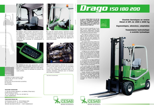 Stivuitoare frontale LPG Cesab Drago 180