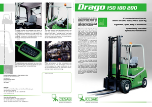 Stivuitoare frontale LPG Cesab Drago 180
