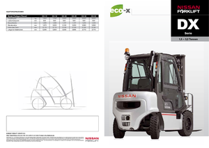 Stivuitoare frontale LPG Nissan DX 15