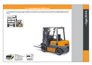 Stivuitoare frontale LPG OMG Ergos 20 G 