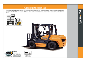 Stivuitoare frontale LPG OMG Ergos 70 G 