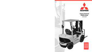 Stivuitoare frontale LPG Mitsubishi FG 30 K