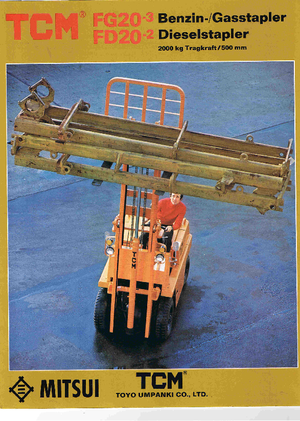 Stivuitoare frontale LPG TCM FG 20 T 6