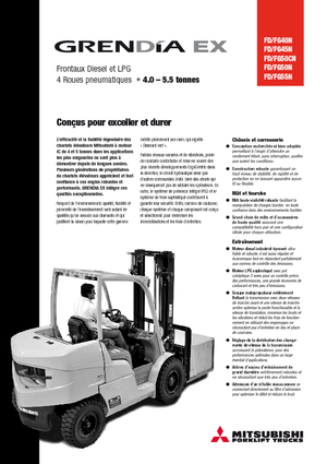 Stivuitoare frontale LPG Mitsubishi FG50CN
