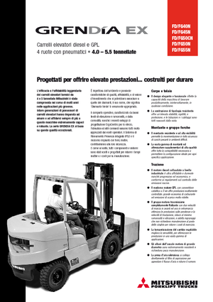 Stivuitoare frontale LPG Mitsubishi FG50CN