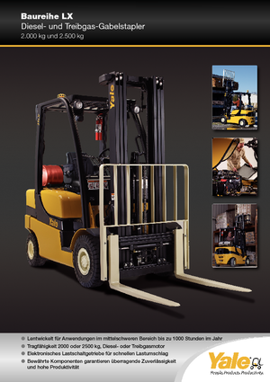 Stivuitoare frontale LPG Yale GLP 25 LX