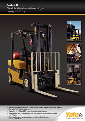 Stivuitoare frontale LPG Yale GLP 25 LX