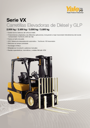 Stivuitoare frontale LPG Yale GLP 25VX Productivity